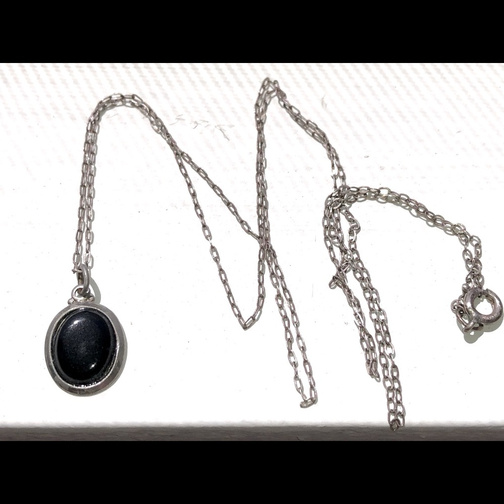 Vintage onyx necklace